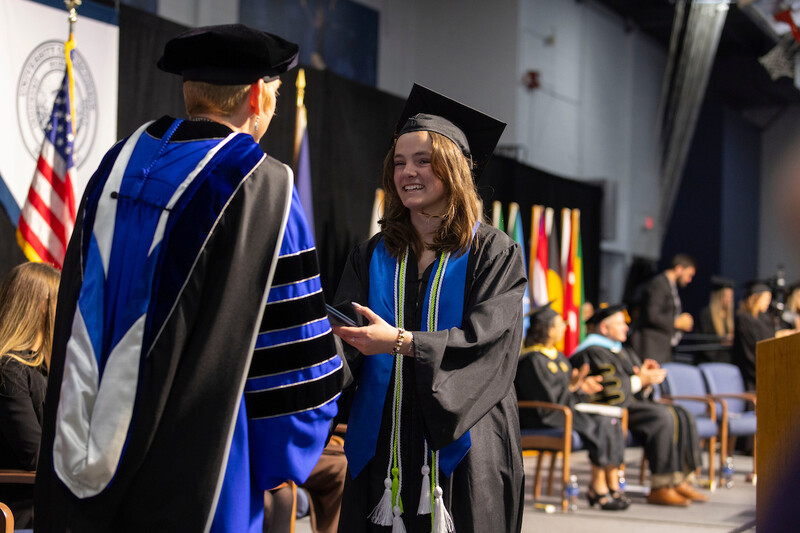 Shannon Peskie earned her B.F.A. in interior design from UW-Stout on May 10.