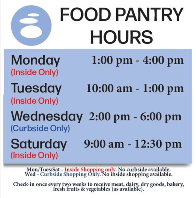 Food Pantry Hours Graphic