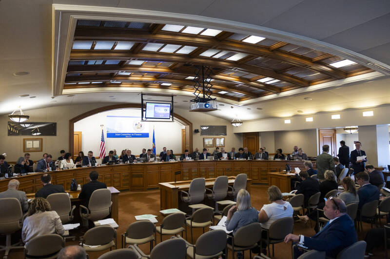 Legislators meet for a Joint Finance Committee executive session June 5, 2025, at the Wisconsin State Capitol in Madison, Wis. (Joe Timmerman / Wisconsin Watch)