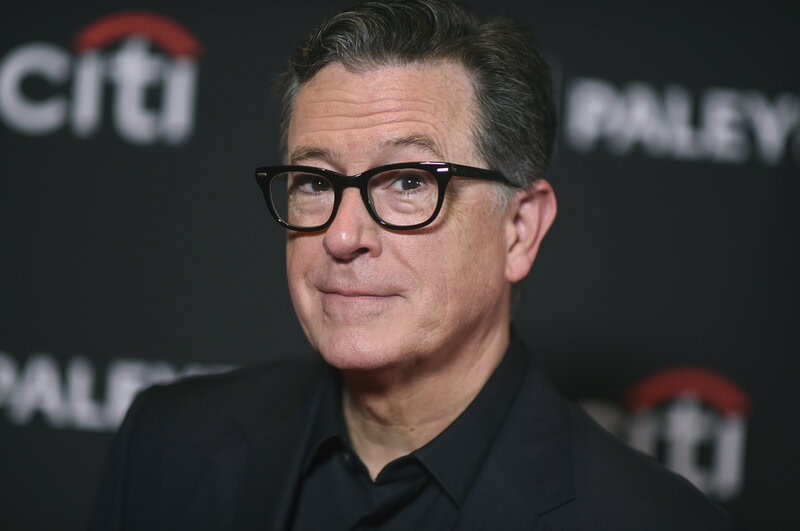 FILE - Stephen Colbert arrives at a screening of "The Late Show with Stephen Colbert," during PaleyFest, April 21, 2024, at the Dolby Theatre in Los Angeles. (Photo by Richard Shotwell/Invision/AP, File)