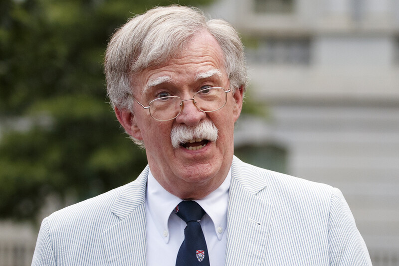 FILE - Then National security adviser John Bolton speaks to media at the White HouseJuly 31, 2019, in Washington. (AP Photo/Carolyn Kaster File)