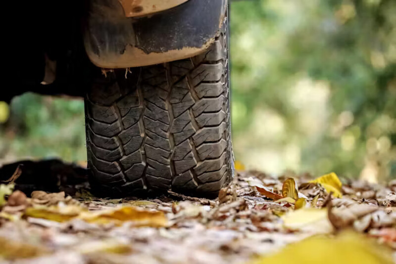 Most tires are made of synthetic rubber that sheds particles of microplastics over time. Rapeepong Puttakumwong/Moment via Getty Images