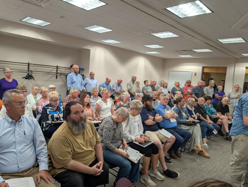 City council attendees