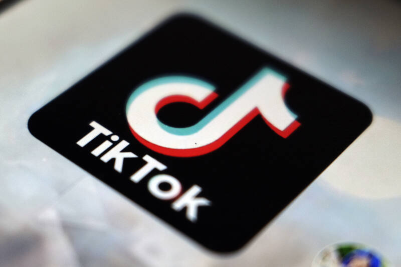 FILE - The TikTok logo is pictured in Tokyo, Sept. 28, 2020. (AP Photo/Kiichiro Sato, File)