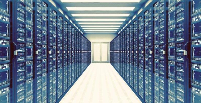 Data center interior