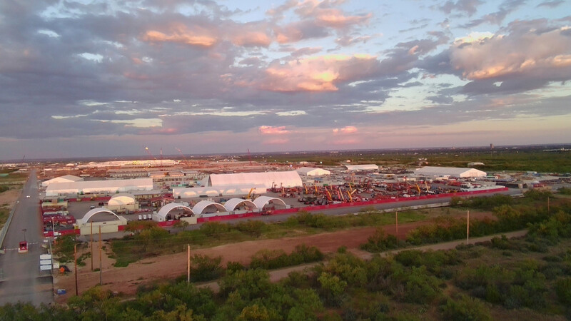 An entrance to the Stargate artificial intelligence data center complex in Abilene, Texas on Monday, Sept. 22, 2025. (AP Photo/Matt O'Brien)