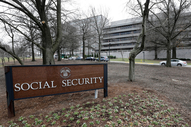 FILE - The Social Security Administration's main campus is seen in Woodlawn, Md., Jan. 11, 2013. (AP Photo/Patrick Semansky, File)