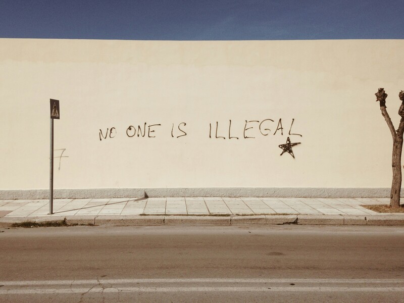 Graffiti No One Is Illegal