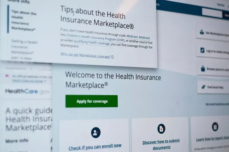 Pages from the U.S. Affordable Care Act health insurance website healthcare.gov are seen on a computer screen in New York on Tuesday, Aug. 19, 2025. Patrick Sison/AP Photo, File