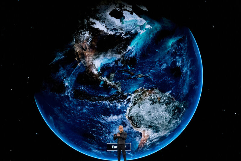 NVIDIA CEO Jensen Huang speaks on how AI infrastructure and AI factories that generate intelligence at scale are powering a new industrial revolution, at Washington Convention Center, Tuesday, Oct. 28, 2025, in Washington. (AP Photo/Manuel Balce Ceneta)