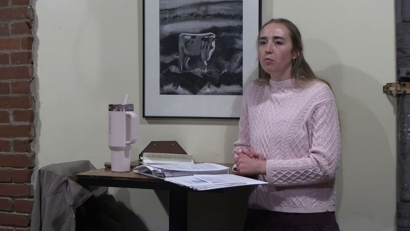 Sydney Brennan at meeting