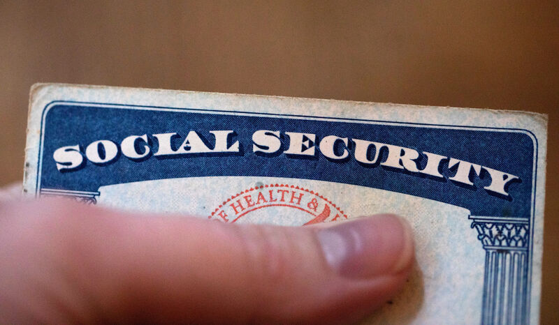 A Social Security card is shown in Tigard, Ore., Oct. 12, 2021. (AP Photo/Jenny Kane, FIle)