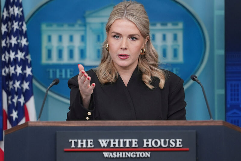 White House press secretary Karoline Leavitt speaks during a press briefing at the White House, Thursday, Dec. 11, 2025, in Washington. (AP Photo/Evan Vucci)
