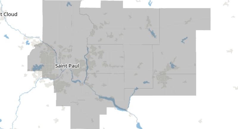 Winter storm warning map