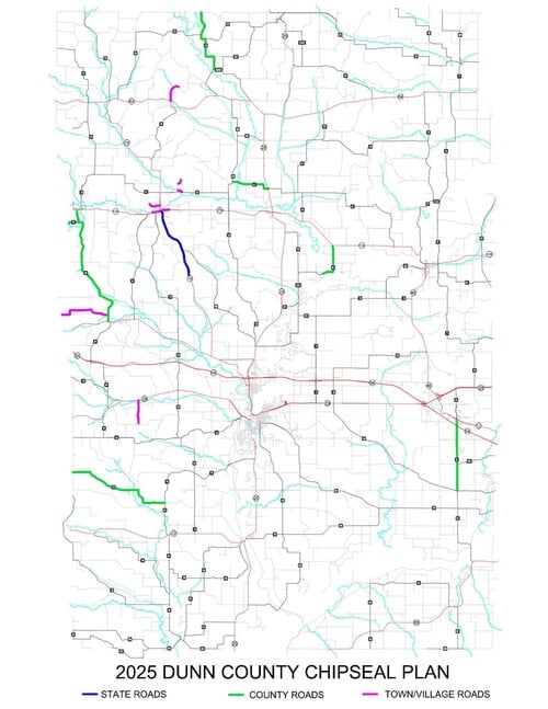 map of sealcoat operations