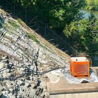 dam construction work