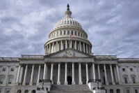 FILE - The Capitol is seen in Washington, Nov. 4, 2024. (AP Photo/J. Scott Applewhite)