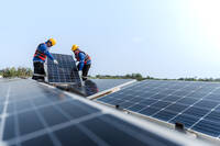 Two large-scale Wisconsin clean energy projects, the Apple River Solar Project in Polk County and the Darien Solar Energy Center in Walworth and Rock counties, are scheduled for 2025. (Adobe Stock)