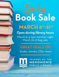 friends book sale poster