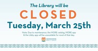 library closed graphic