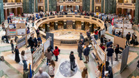 Undergraduates from around the state will present their research at Research in the Rotunda on Wednesday, April 2. Photo by Greg Anderson, Capitol photographer.