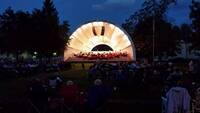 Wilson Park Bandshell with Ludington Guard Band