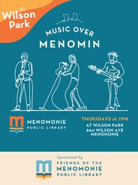 music over Menomin graphic.