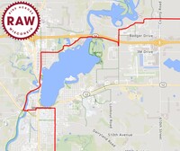 map of bicycle route