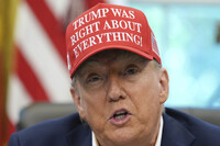 President Donald Trump speaks in the Oval Office of the White House, Friday, Aug. 22, 2025, in Washington. (AP Photo/Jacquelyn Martin)