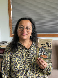 Professor Lopamudra Basu is co-editor of and contributor to “Sing, Slivered Tongue,” a book of poetry which sheds light on the subject of trauma and gathers the voices of 68 women from various South Asian communities.