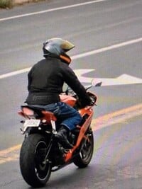 photo of motorcyclist being sought