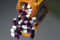 FILE - Pharmaceuticals are seen in North Andover, Mass., on June 15, 2018. AP Photo/Elise Amendola, file)