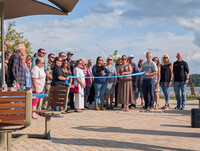 ribbon cutting dedication photo