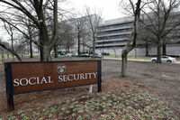 FILE - The Social Security Administration's main campus is seen in Woodlawn, Md., Jan. 11, 2013. (AP Photo/Patrick Semansky, File)