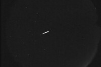 FILE - This photo provided by NASA shows a meteor from the Orionid shower on Oct. 13, 2015. (Jet Propulsion Laboratory/NASA via AP, File)