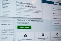 Pages from the U.S. Affordable Care Act health insurance website healthcare.gov are seen on a computer screen in New York on Tuesday, Aug. 19, 2025. Patrick Sison/AP Photo, File