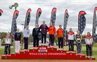 Photo: Joel Anderson Menomonie’s Lauren McCalla won the 2025 WIAA Division 1 Girls Cross Country individual title.