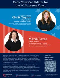 Poster for candidate appearances