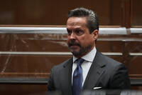Alan Jackson, attorney of Nick Reiner, speaks in court to defend Reiner on murder charges for the killing of his parents Rob and Michele Weiner on Wednesday, Dec. 17, 2025, in Los Angeles. (AP Photo/Jae C. Hong, Pool)