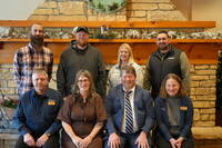 The 2025/2026 Wisconsin Farmers Union Board of Directors includes, from left, (front row) Ed Gorell, Eleva; Kriss Marion, Blanchardville; Darin Von Ruden, Westby; Linda Ceylor, Catawba; (back row) Joshua Mechaelson, Baileys Harbor; Brad Goplin, Osseo; Patty Edelburg, Scandinavia; and Dave Rosen, Glenwood City. Not pictured: Tina Hinchley, Cambridge.