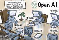 Who's Running Open AI? by Jeff Koterba, patreon.com/jeffreykoterba