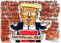 Getting Tired by Guy Parsons, PoliticalCartoons.com