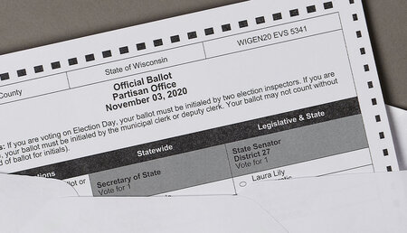 Wisconsin ballot