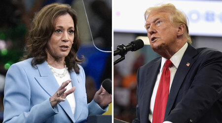 Harris and Trump