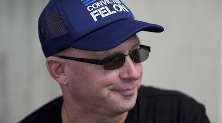 Joseph Wiederien speaks during an interview with The Associated Press, Friday, Sept. 6, 2024, in Des Moines, Iowa. (AP Photo/Charlie Neibergall)