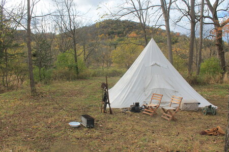 canvass tent in coulee country