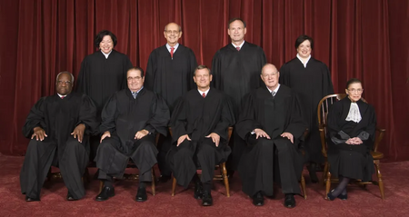 The U.S. Supreme Court that ruled on the 2014 McCutcheon v. FEC case. Photo courtesy of the U.S. Supreme Court.