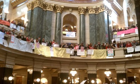 Protestors at Capitol