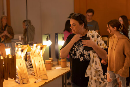 The School of Art and Design Senior Show, featuring students' works from across 10 disciplines, is on Friday, Dec. 13.