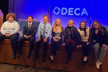 UW-Stout MBE Student Leadership team that planned and implemented the 2024 conference. Photo contributed by Debbie Stanislawski.